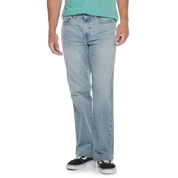 urban pipeline loose bootcut jeans